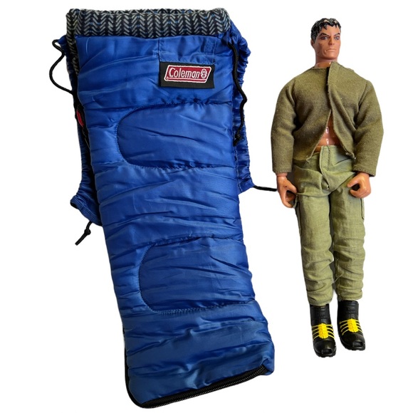 Store Display Coleman doll sized sleeping bag (action figure NOT included) - Picture 1 of 6
